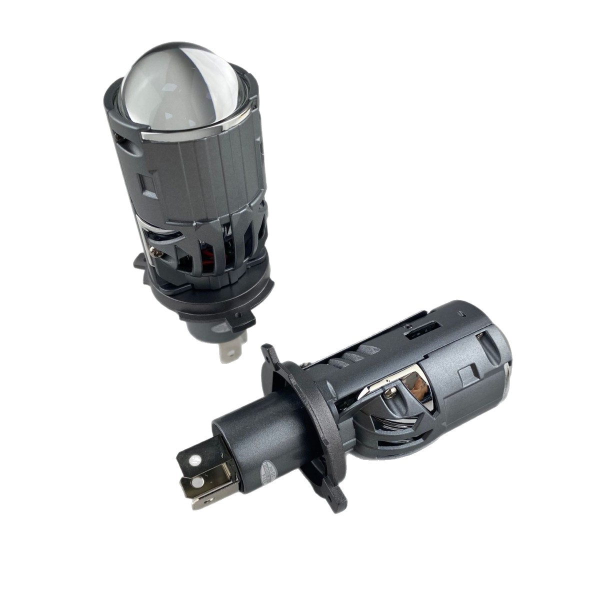 Nuevo diseño de lente H4 con válvula solenoide 55W LED con cañón de luz alta 9V - 60V todo paquete