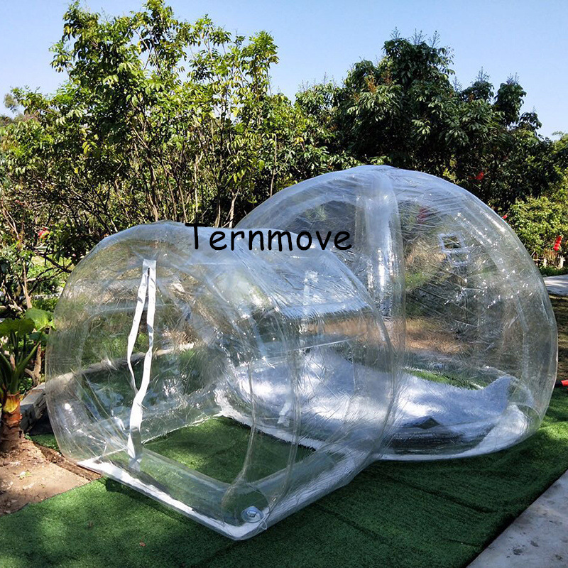 充气透明气柱帐篷民宿泡泡屋酒店商业活动充气帐篷水晶星空泡泡屋