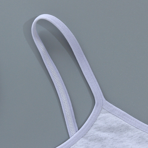 Girls' small vest underwear sling inner wear medium and large children's bra development period 9 pure cotton summer wrap tube top 10-15 years old