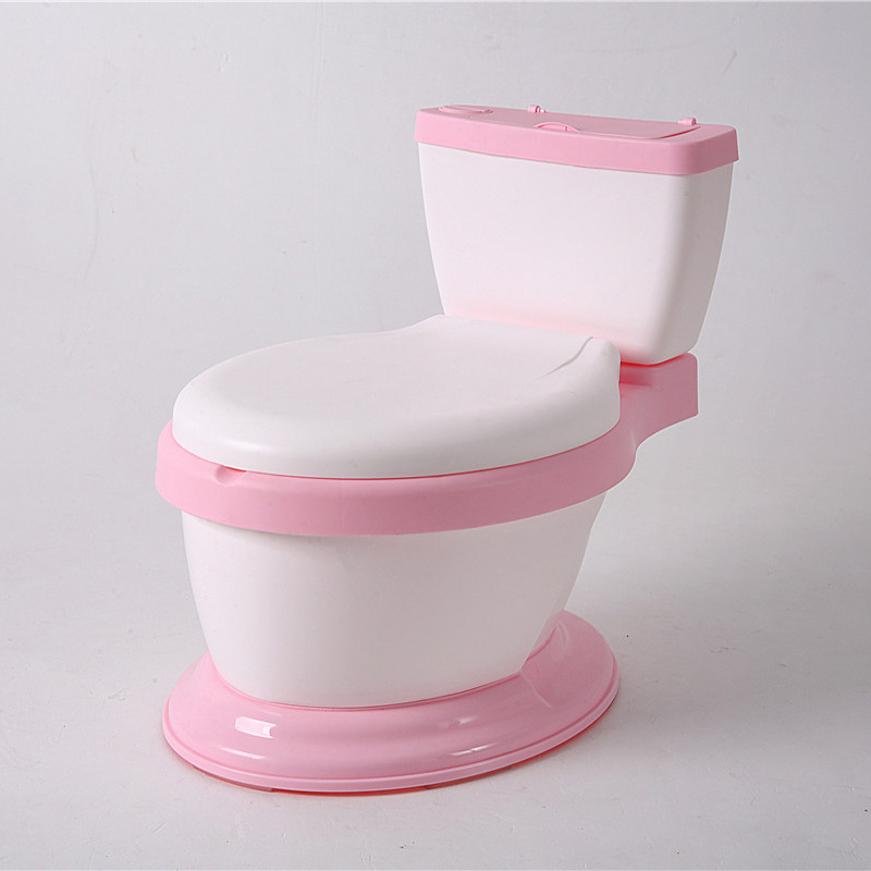 Children's toilet seat with enlarged simulation toilet for babies and toddlers, potty seat for boys and girls