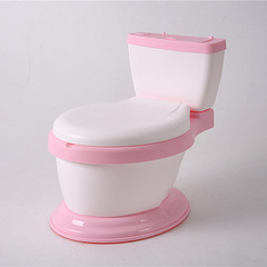 Children's toilet seat with enlarged simulation toilet for babies and toddlers, potty seat for boys and girls