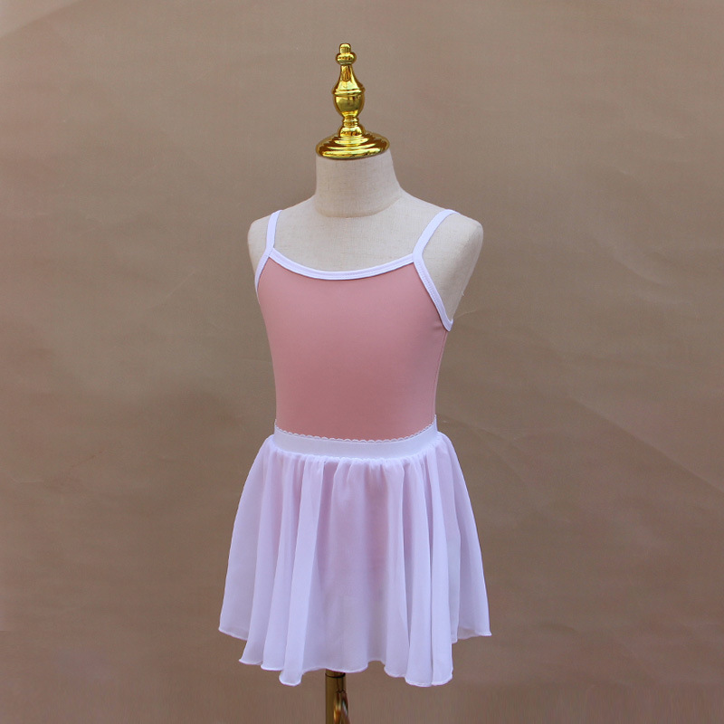 子供のダンス服の女の子の夏のストラップの連体服の幼児の練習の体操服のバレエの試験級の演出の形の服|undefined