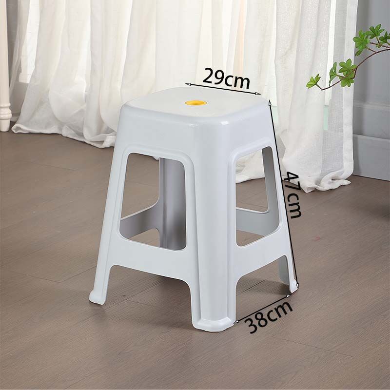 Taburetes de plástico grueso, taburetes altos para adultos, taburetes de comedor para adultos, taburetes de comedor resistentes, taburetes de goma cocinada, taburetes de comedor