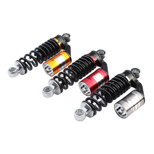 Harley Electric Bike Accessories 210MM Tri-color Decorative Airbag Rear Shock Absorber Spring Shock Absorber Wholesale