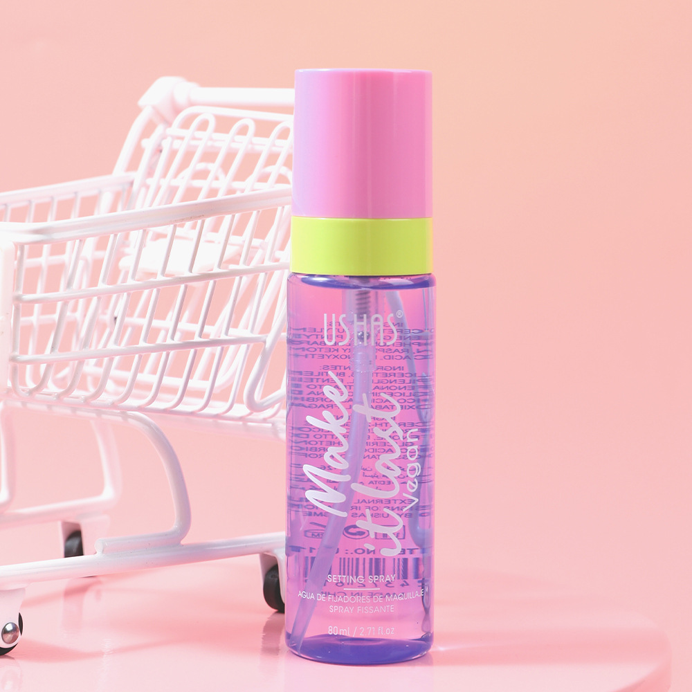 USHAS punto transfronterizo spray de maquillaje hidratante impermeable control de aceite hidratante agua de maquillaje UC116
