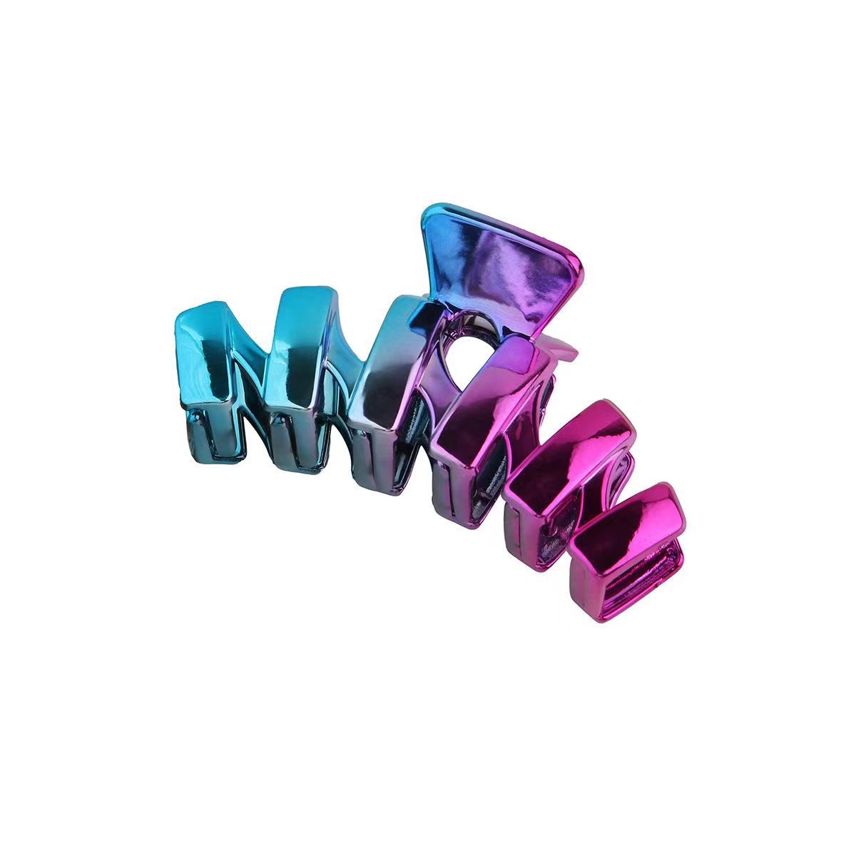 Women's Ig Style Streetwear Geometric Plastic Stoving Varnish Hair Claws display picture 8