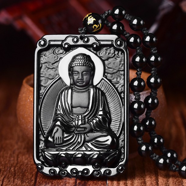 자연 흑요석 벤 밍포 펜던트 용 뱀 PU XIAN MANJUSHRI 쥐 OX 호랑이 HOID 숨겨진 남자와 여자 후원자 성인 조디악
