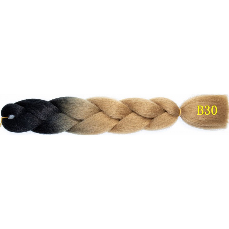 Extensiones de trenzas jumbo de 24 pulgadas, cabello sintético para trenzar