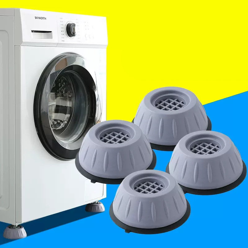Anti-Slip and Anti-Vibration Washing Machine Foot Pads, Height-Increasing Drum Shock-Absorbing Silent Mats, Height-Increasing Base Anti-Slip Fixing Device