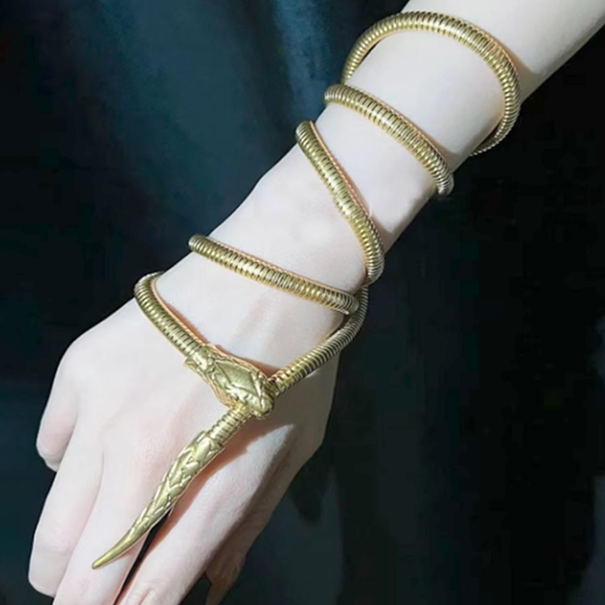 120g Weight Waist Chain Classification 1 Piece Quantity Daily Occasion Metal Material Snake Pattern Women's Gender Hip-Hop Style Hip-Hop Snake Metal Women's Chain Belts 2