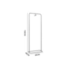 Square floor hanging 40*60*150cm