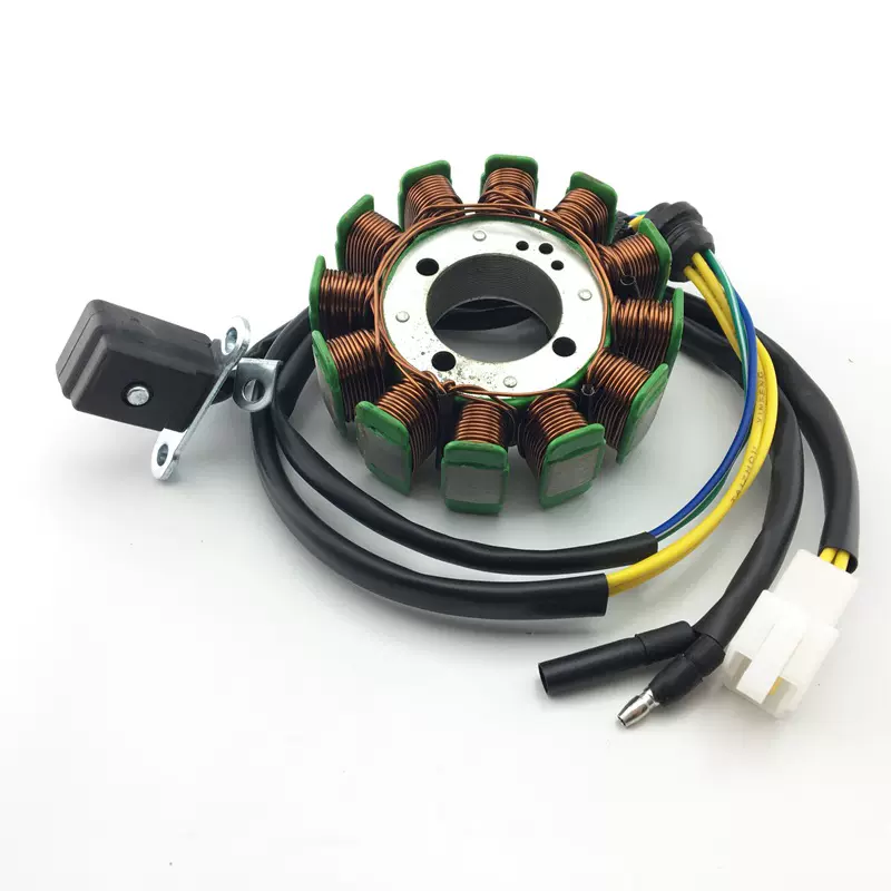 厂家直供摩托车磁电机线圈豪迈光阳GY6力帆CG6级8极 125cc发动机