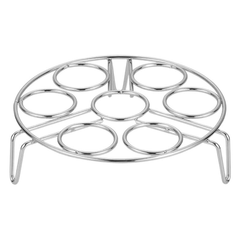 厚くて大胆な 201 ステンレス鋼蒸し卵ラック断熱蒸しラックユニバーサル多目的高低三脚メーカー卸売