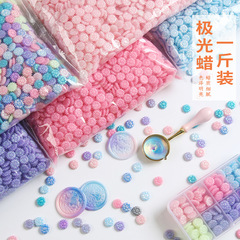 New product in 23 years Aurora wax granules one pound 500g large size bag fire paint wax granules fire paint seal complete set wholesale