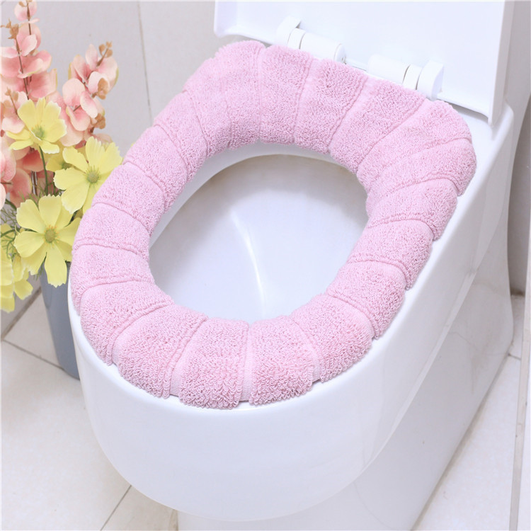 便座クッション家庭用冬肥厚ぬいぐるみトイレクッショントイレカバー四季ユニバーサルプラスベルベットトイレリングクッション|undefined