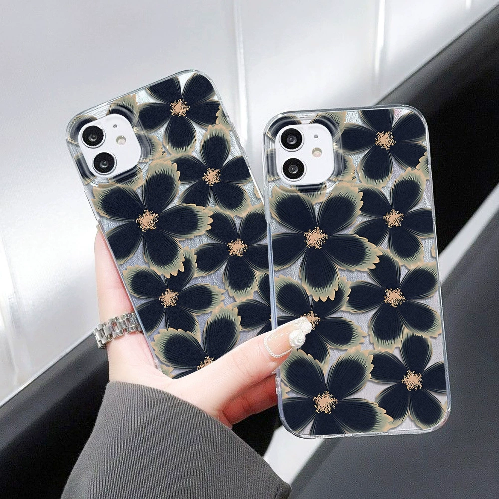 Apple, совместимый iPhone 14 чехол для телефона, iphone, 16promax, цветочный, 15