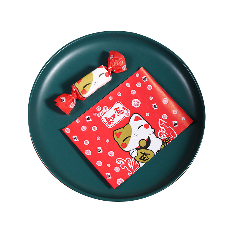 Papel de embalaje de papel de turrón embalaje de papel de caramelo embalaje de papel de turrón papel de caramelo de arroz glutinoso 100 piezas