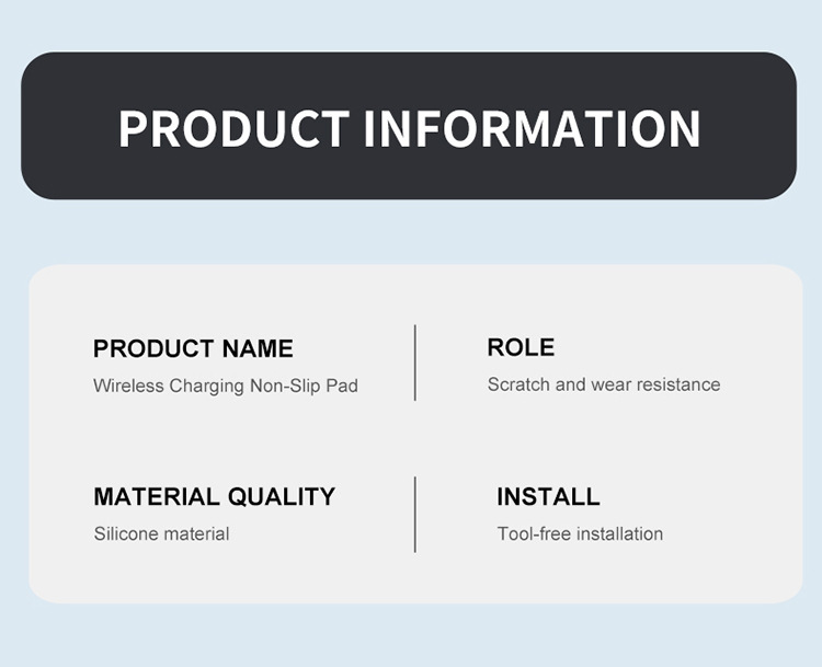 Suitable for Toyota Grand Highlander Wireless Charging Silicone Anti-Slip Mat Car Supplies Modification