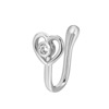 Nose clip, zirconium, nose piercing perforated, suitable for import, European style
