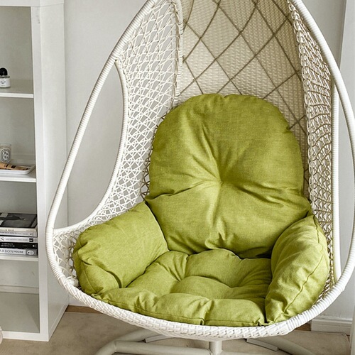 K9HX wholesale hanging basket cushion single spider orchid washable bird's nest swing mat hanging chair cushion rattan cradle thickened chair