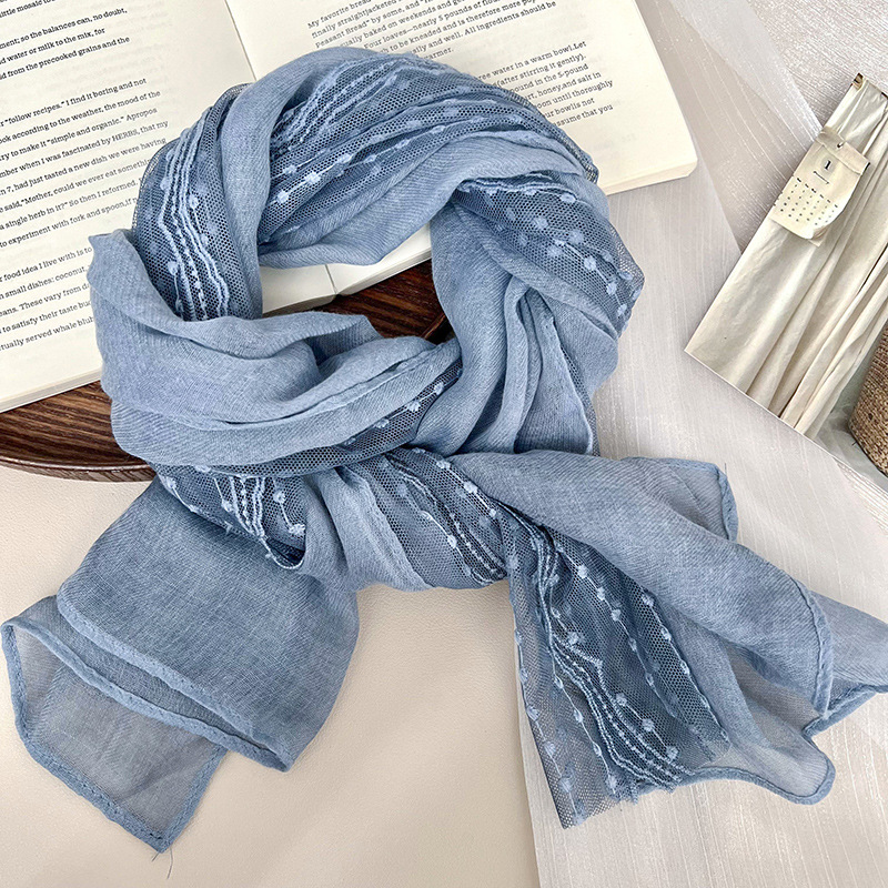 Bufandas de invierno de alta calidad nicho de diseño de algodón y lino cuello turístico bufandas bufandas al por mayor