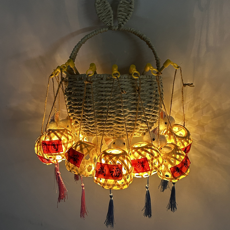 토끼 대나무 랜턴