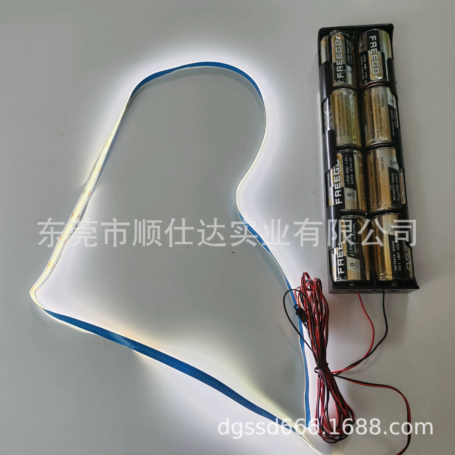 Светодиодная лента COB для витрин супермаркетов, световая полоса для стеллажей, высокояркая энергосберегающая лента COB