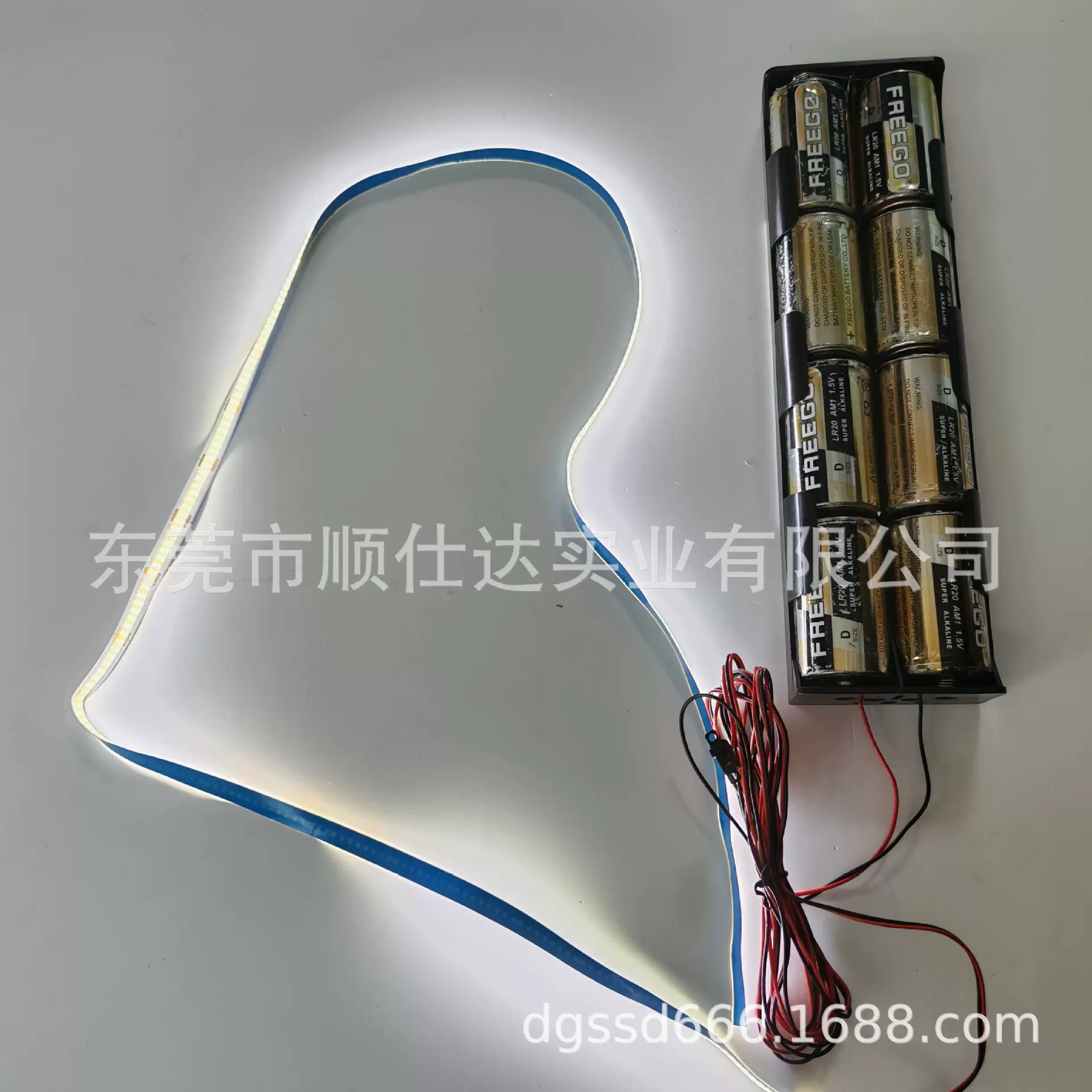 超市展示柜发光COB灯带发光展架灯带COB高亮节能灯条