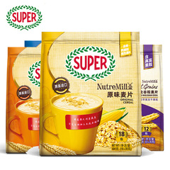 Malaysia imported SUPER super brand red rice cereal ready-to-eat breakfast cereal rich in calcium and vitamin D