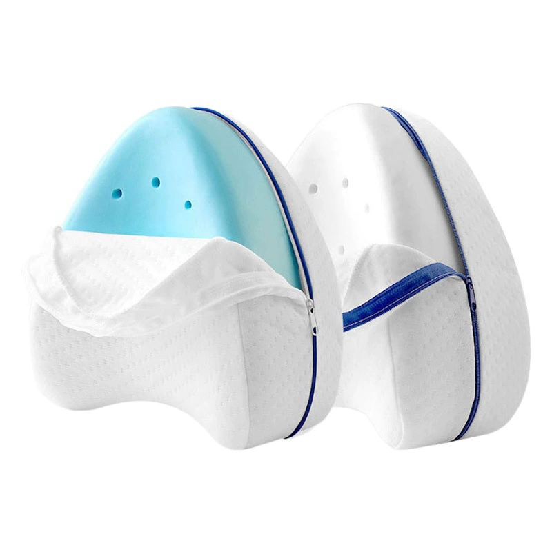 Подушка из пены с эффектом памяти в форме сердца Подушка для ног для беременных Спящая сторона Спящая Подушка с зажимом для ног Подушка для ног