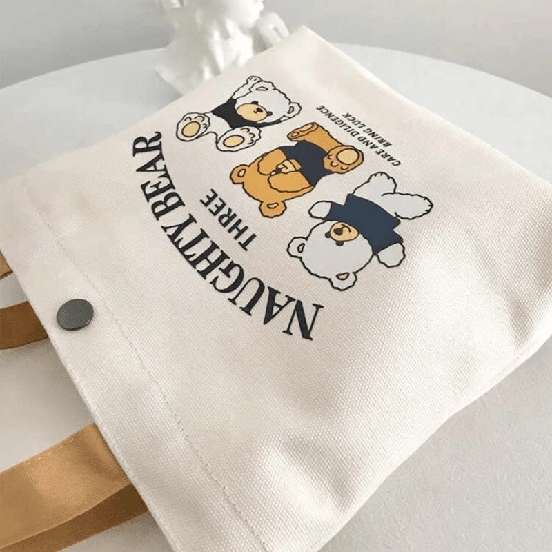 【新人0.01元1个】帆布包小巧百搭手提包饭盒袋简约手提袋便当包|undefined