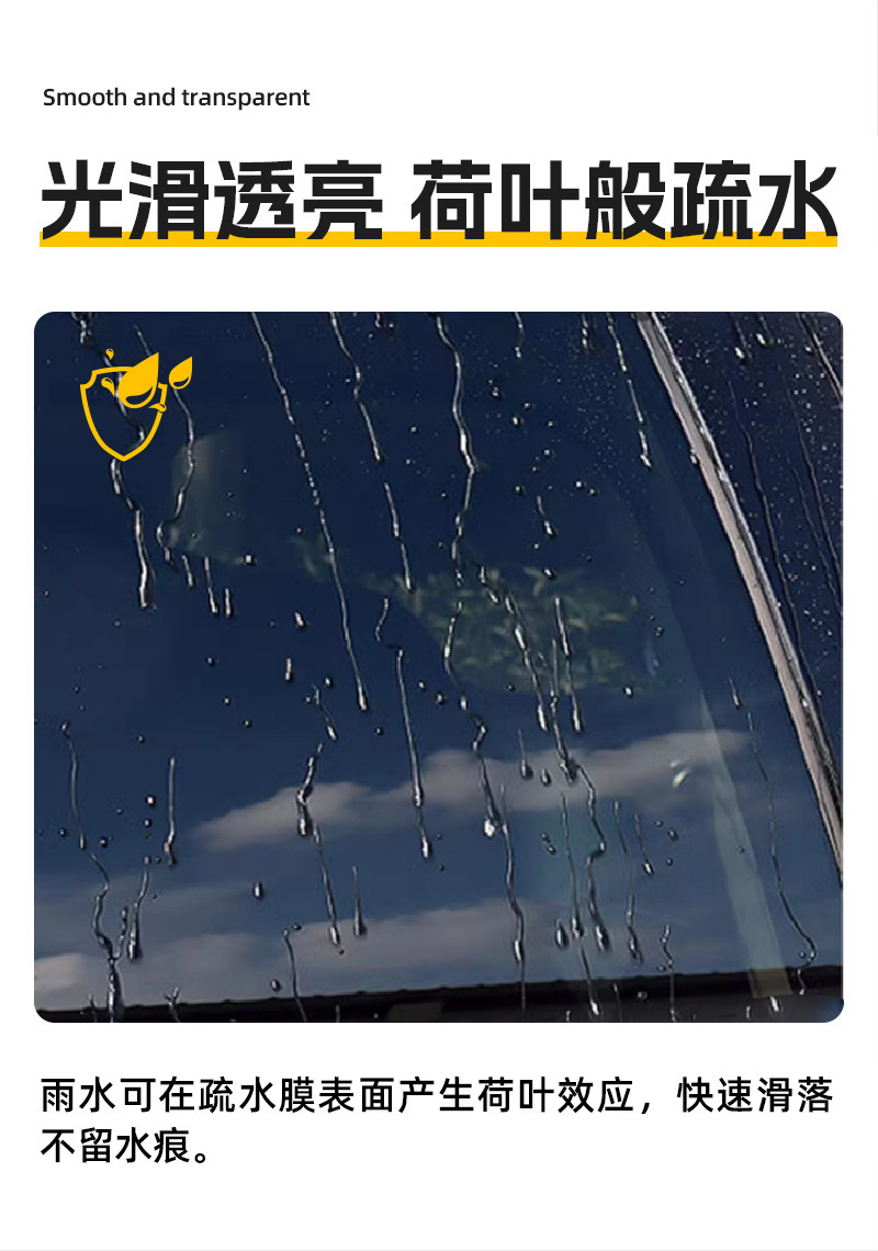Debedi Car Glass Polishing Liquid Upgraded with Cerium Oxide to Remove Oil Film, Coating, Water Stains, and Minor Scratches Without Leaving Marks