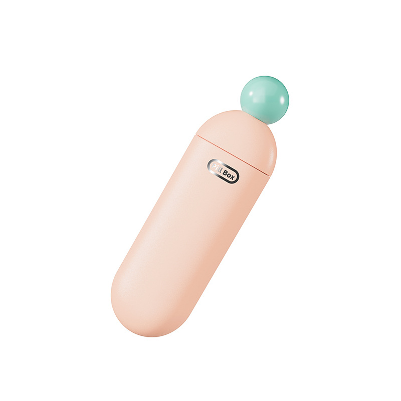 La nueva caja de medicamentos sellada, la caja de subempaque de medicamentos de estilo simple portátil, tres veces al día, la caja de pastillas portátil, pequeña