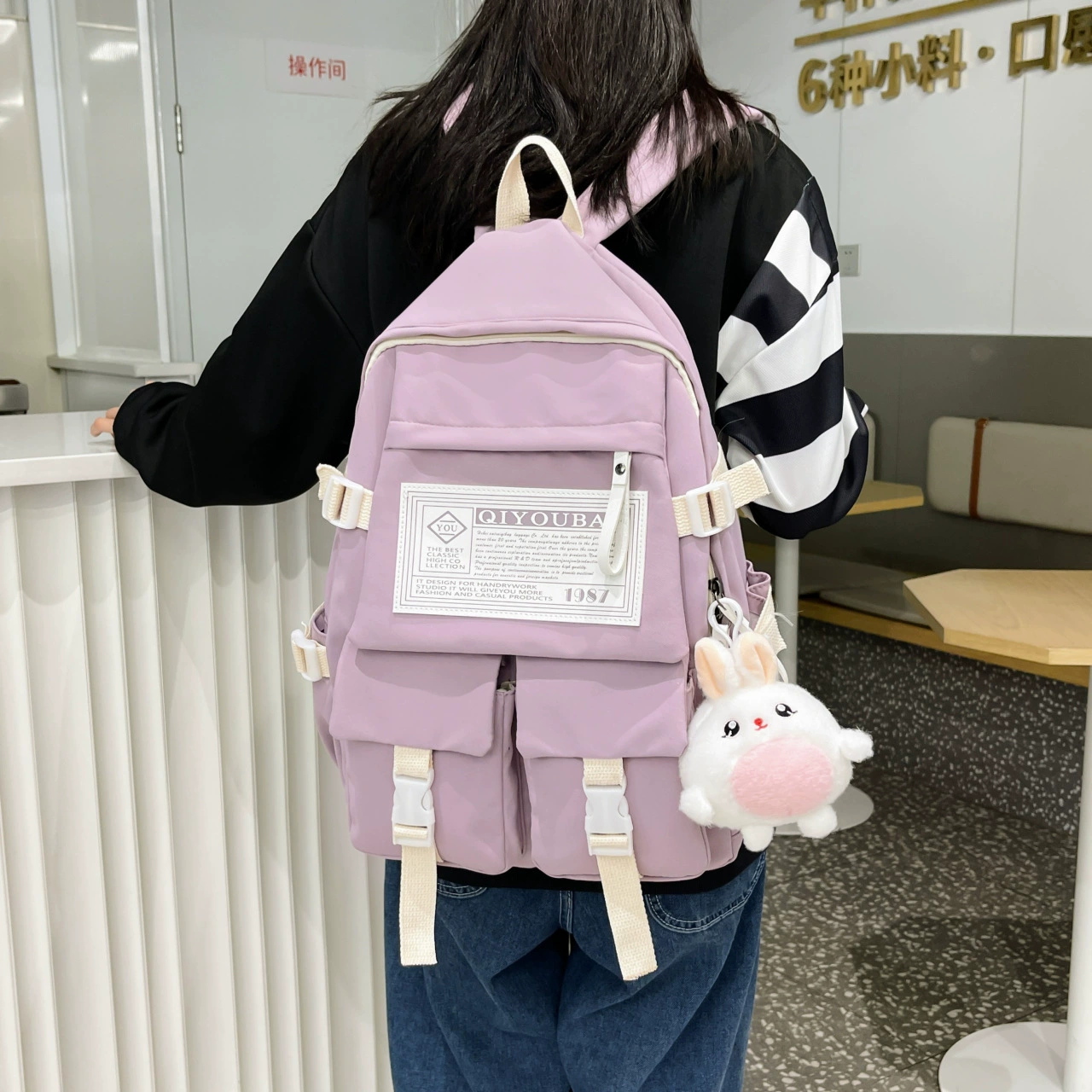 Fresh backpack, school bag for traveling, for secondary school