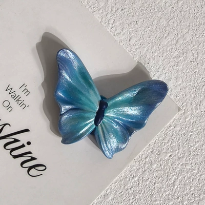 Car Perfume Aromatherapy | stone car interior decoration - starry-blue-butterfly-trumpet