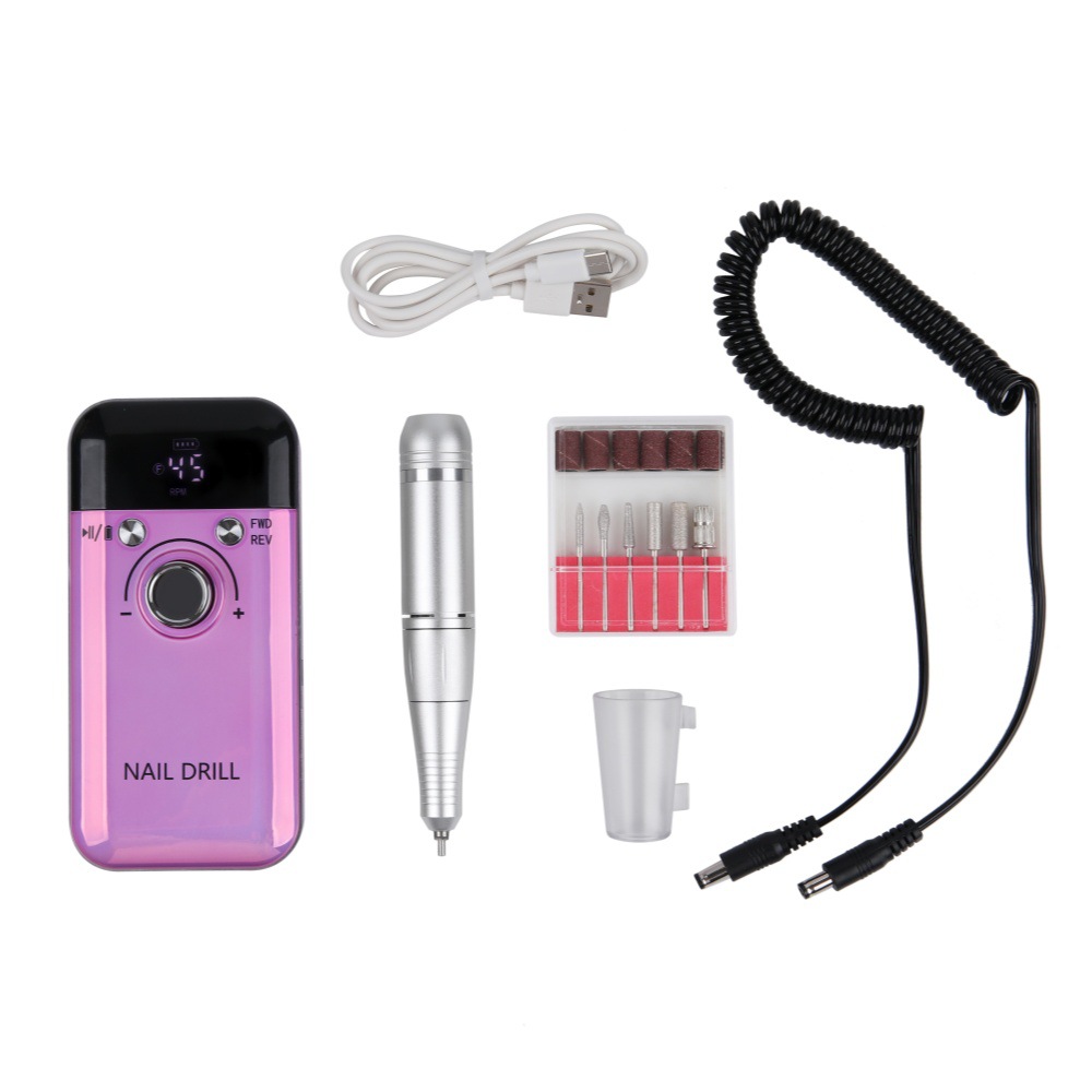 Nueva amoladora de uñas de nuevo producto, removedor de uñas pequeño eléctrico profesional, manicura portátil, herramientas de uñas exfoliantes especiales