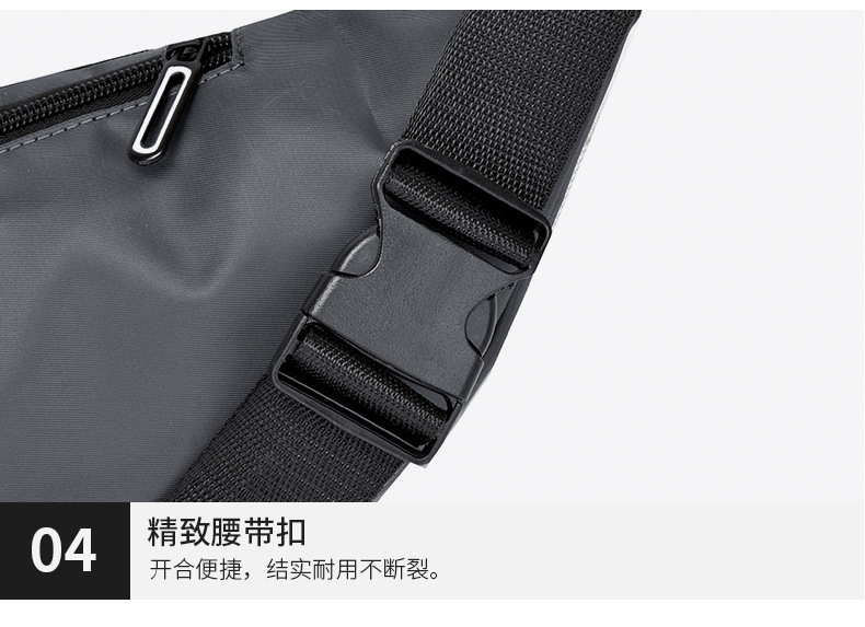 Wholesale of foreign trade waist bags, men's leather chest bags, large-capacity crossbody bags for travel, men's business outdoor mobile phone bags undefined