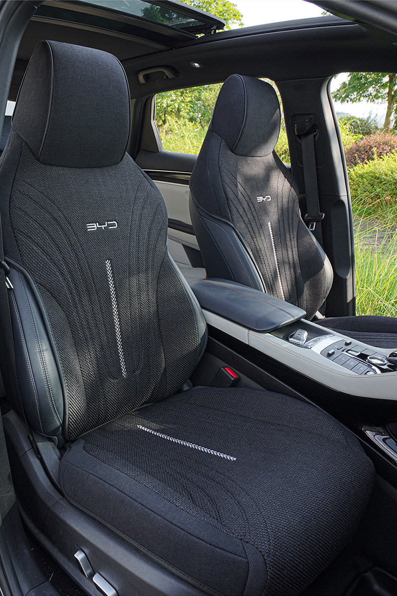 2025 Byd Song Plus Dmi Special Seat Cover Linen Car Seat Cushion Four-Season Universal Breathable Seat Cushion Cover