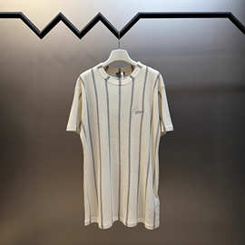 毒家现货正确版本高品质D家新款亚麻混纺短袖T恤宽松版型男女同款