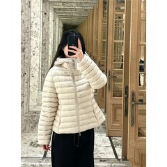 高品质轻薄羽绒服女短款2025秋冬新款立领时尚显瘦保暖白鹅绒外套