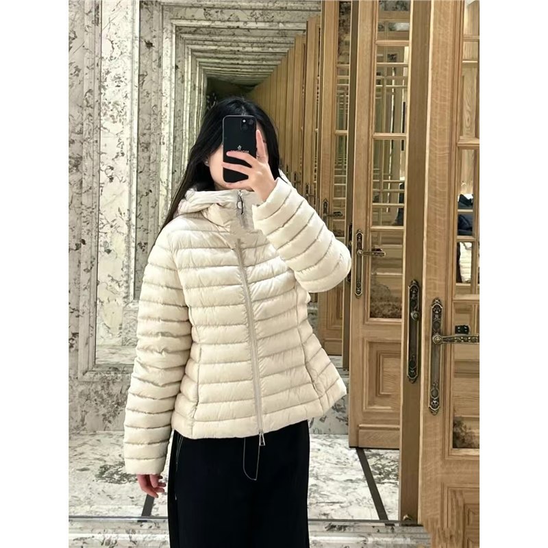 高品质轻薄羽绒服女短款2025秋冬新款立领时尚显瘦保暖白鹅绒外套|undefined