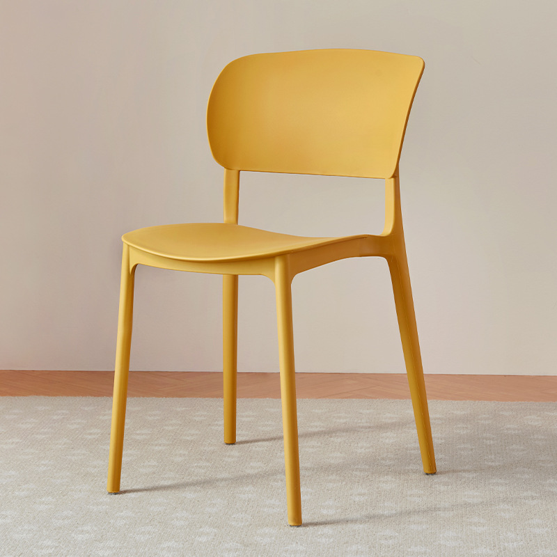 Mesa y silla de ocio de plástico PP moderna y simple macaron color red café leche té tienda de postres mesa y silla al aire libre