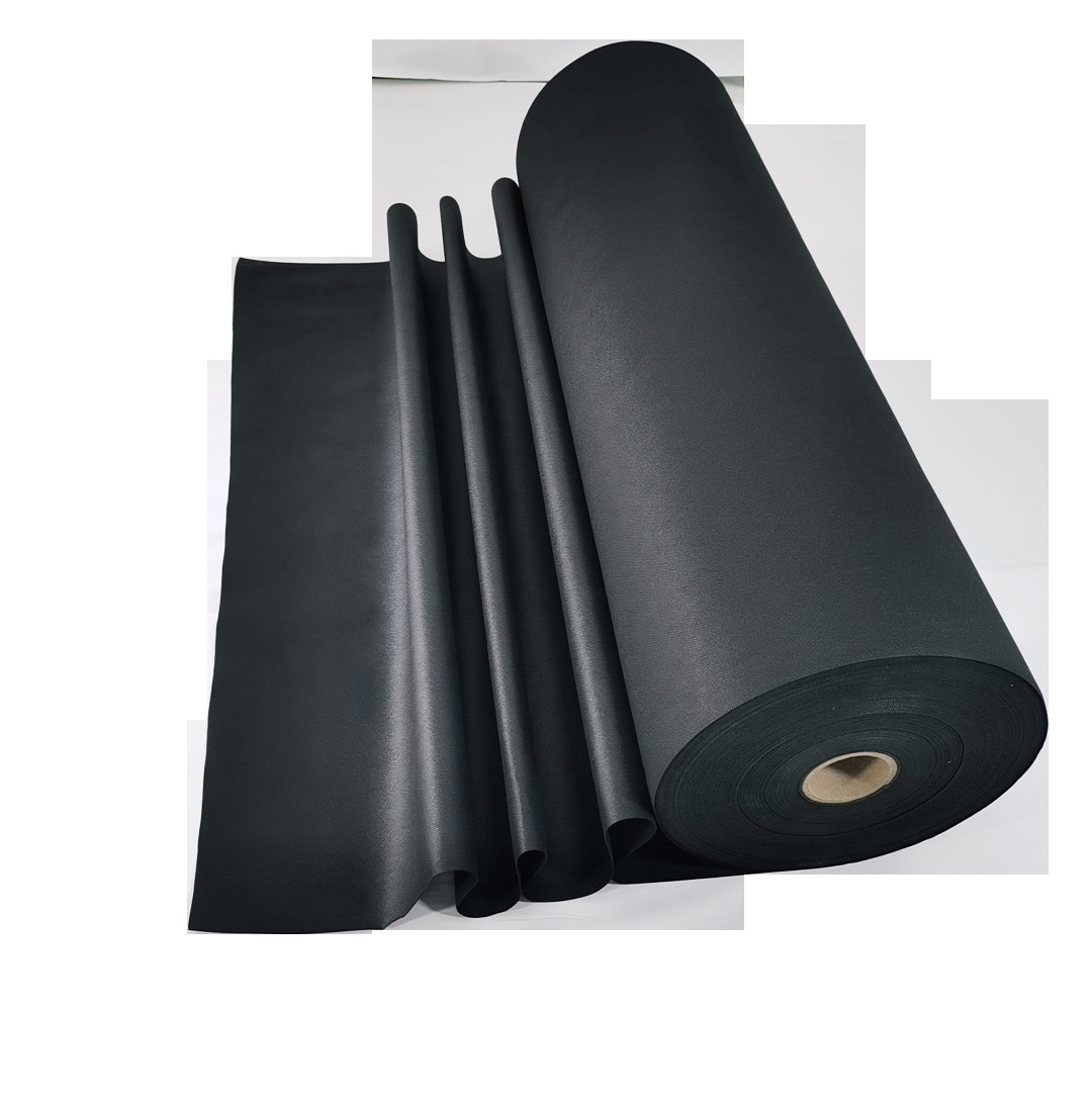 黑白PP聚丙烯纺粘无纺布丙纶无纺布75克90克厂家直销现货供应