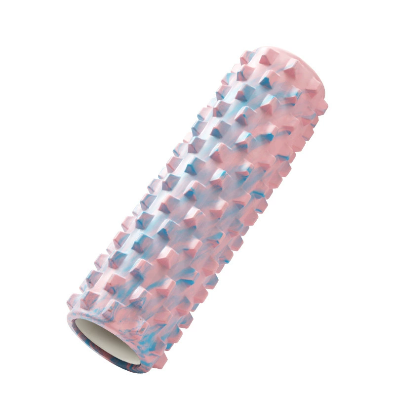 EVA Wolf Teeth Solid Bubble Skill Skill Camouflage 45 см Massage Shaft Pula's Backs Muscular Relaxation Yoga Pillar
