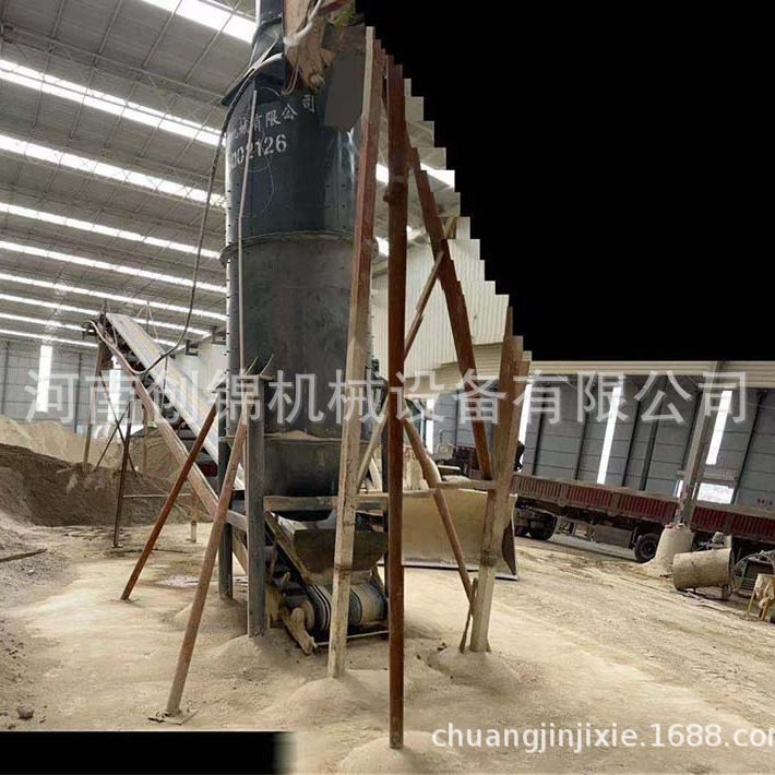 新型沙石分离机 砂石粉尘风选分离机 不用水洗的沙土分离设备