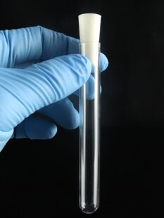 Glass Test Tube High Borosilicate High Temperature Resistance 15 18 20 25*200mm Flat Mouth Reagent Tube Experimental Pile