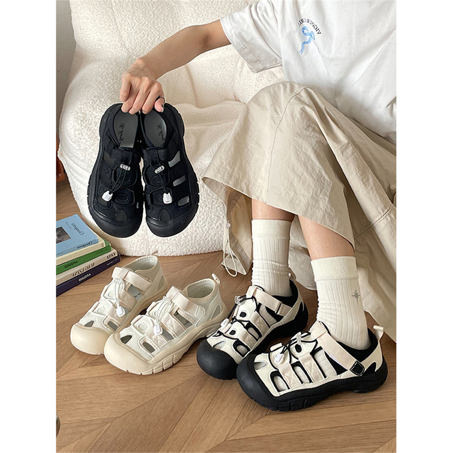 Zapatos de suela gruesa, zapatos de papá, mujeres, tendencia, verano de 2025, nuevos zapatos de mujer, zapatos de deporte casuales transpirables, mujeres