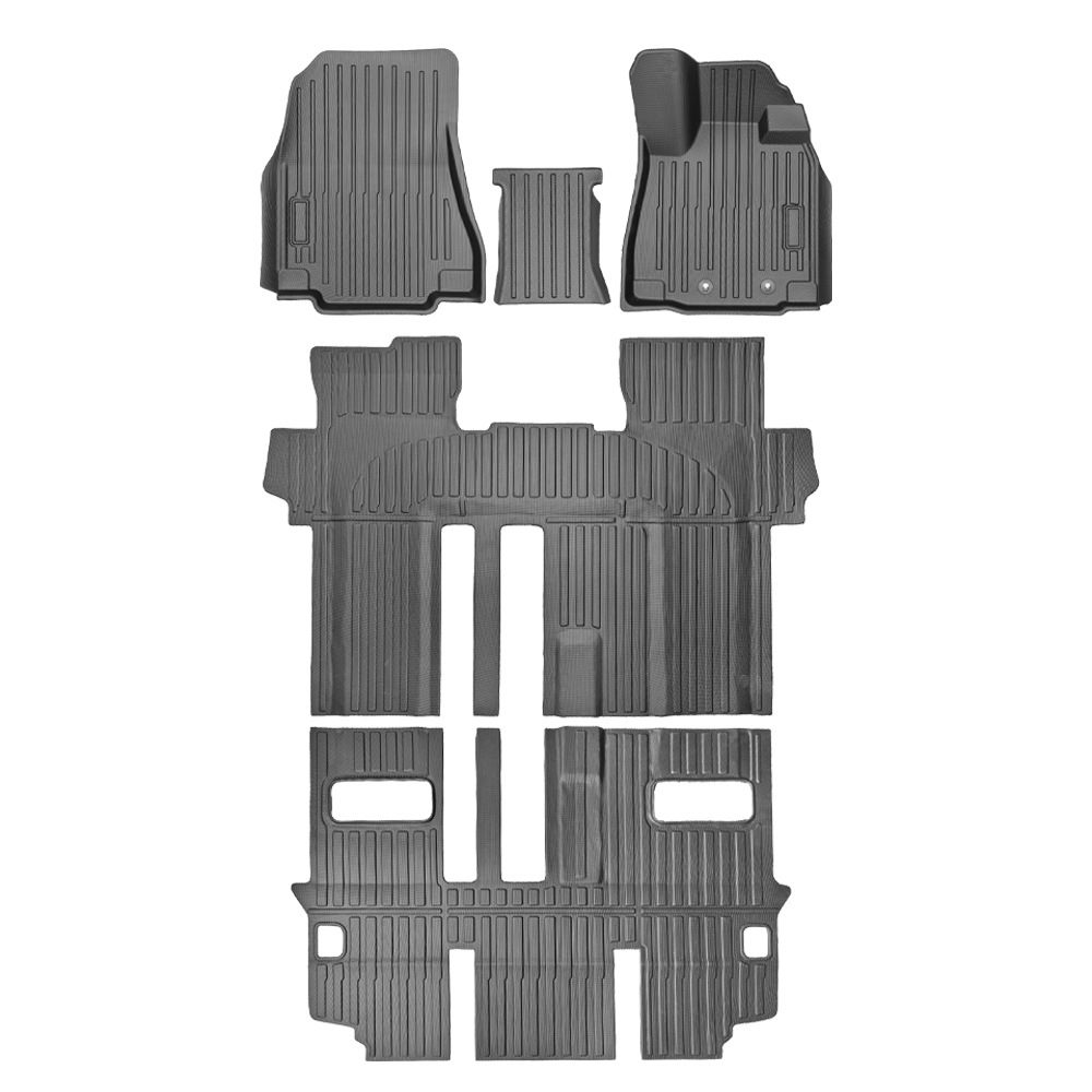 Es adecuado para Mitsubishi Delica D5 8 asientos 2019 - 2025 timón derecho 3D todas las condiciones climáticas almohadillas de pie TPE