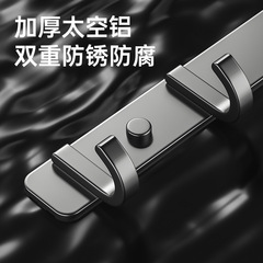 Hook Strong Adhesive No-Nail Door Behind Clothes Hook Kitchen Bathroom Toilet Storage Wall Mount Hook Strip