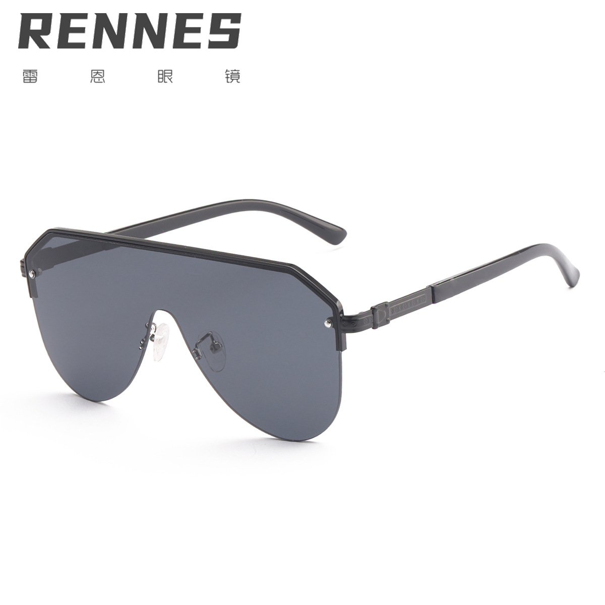2021 nueva lente de una sola pieza gafas de sol de moda retro gafas de sol de moda calle tiro gafas de sol 2573